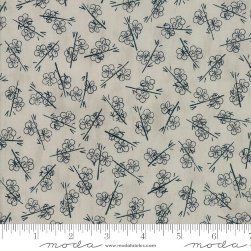 Origami Plum Blossom  Pale Grey