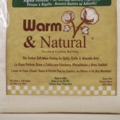 Batting Warm and Natural Queen Size  (90 inches x 108 inches) 2.28m x 2.74m
