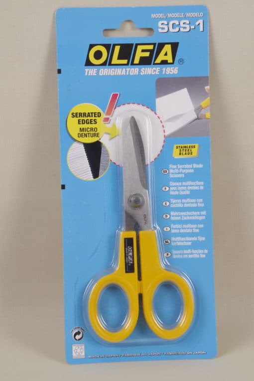 Olfa Scissors Serrated Edges
