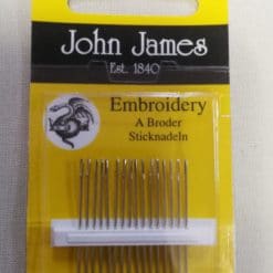 John James Embroidery Needles Size 8