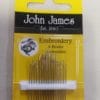 John James Embroidery Needles Size 16