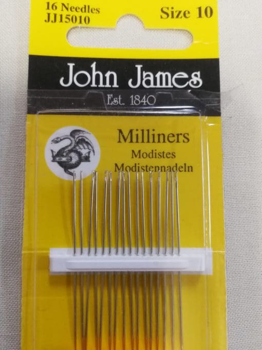 John James Milliners Needles Size 10
