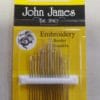 John James Embroidery Needles Size 8