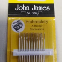 John James Embroidery Needles Size 6