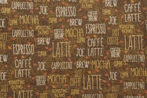 Studio Fabrics   Coffee Brake  Fabric
