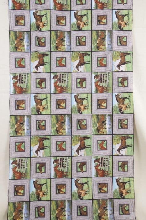 Horse Panel Fabric