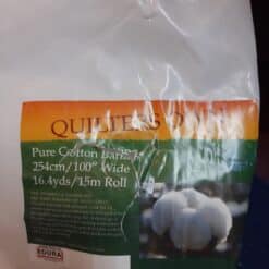 Quilters own Pure Cotton Batting(Per meter)