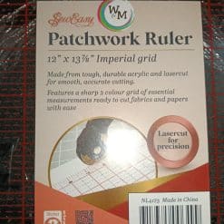 SEW EASY PATCHWORK RULER 12 X 13 7/8