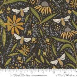 Bee Garden Metallic       Black  sku 48410 21m