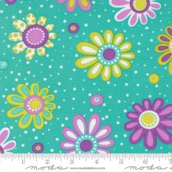 Pick Me Flower Power       Aqua 22497 14     Moda         #1